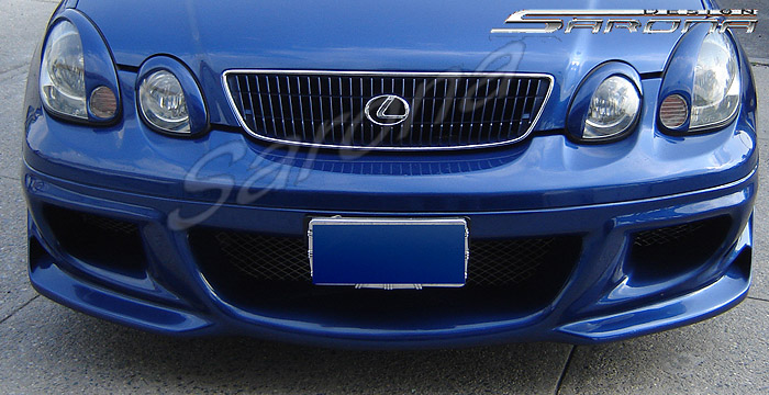 Custom Lexus GS300/400 Front Bumper  Sedan (1998 - 2005) - $590.00 (Part #LX-005-FB)